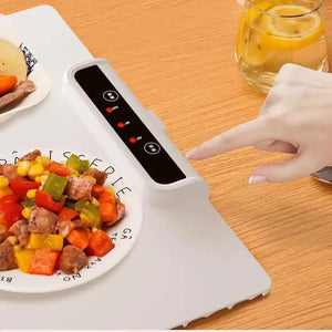 Electric Food Warmer Heating Plate | Large Surface Buffet Warmer with Adjustable Temperature Control