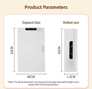 Electric Food Warmer Heating Plate | Large Surface Buffet Warmer with Adjustable Temperature Control