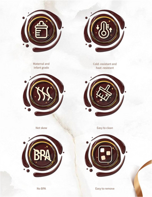 (5 PCS) YH913 Silicone Chocolate Bar Mold | BPA-Free, Heat-Resistant, Non-Stick Baking Tray, Measures 25.8 cm x 17 cm x 1.5 cm