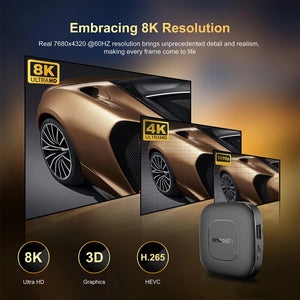 Android TV Express 8K+ Streaming Box | Ultra HD | Android 13.0 | Voice Bluetooth Controller (2G+16G)