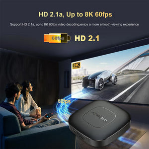 Android TV Express 8K+ Streaming Box | Ultra HD | Android 13.0 | Voice Bluetooth Controller (2G+16G)