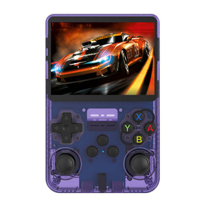 Purple Retro Portable Gaming Console | 128GB | Dual Memory Card | 3D Games | HD Display | Dual Joysticks