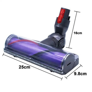 Replacement Electric Floor Brush Head | For Dyson V7 V8 V10 V11 | Turbo Direct Drive Vacuum Accessory | Powerful Cleaning
