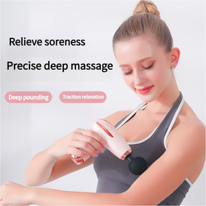 Mini Fascia Gun | White | 6-Speed | Type-C Rechargeable | 5W Power | Compact Muscle Relief