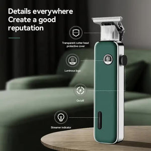 KM-5098 Portable Hair Clipper | Small Electric Trimmer for Carving, Hair Cutting & Styling