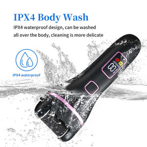 017 Black Electric Foot Callus Remover | Rechargeable Waterproof Pedicure Tool | Automatic Dead Skin Removal