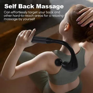 Electric Deep Tissue Massage Gun | Handheld Back & Muscle Massager | Adjustable Speed & Attachments
