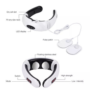 Neck Massager with Pulse Therapy | Intelligent Cervical Massage Device | Pain Relief & Relaxation