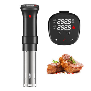 Sous Vide Precision Cooker | Low-Temperature Slow Cooker, 1100W Accurate Temperature Control, Includes Recipe for Perfect Steak
