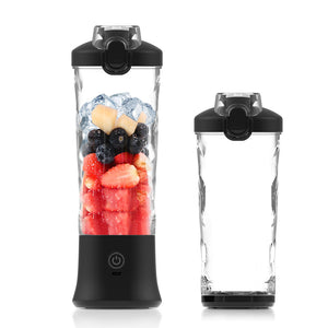 Juicer Cup | 600ml | Rechargeable | Ice Crushing & Fruit Blending | Large Capacity | Black