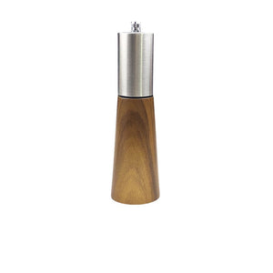 Natural Acacia Wood Pepper Grinder | Manual Multi-Purpose Spice Mill, Kitchen Seasoning Tool