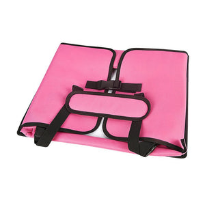 Blue Kids Travel Tray with Storage | Car Seat Organizer for Toys & Snacks