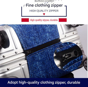 Luggage Cover | S | 18-20" | Elastic with Zipper | Scratch-Resistant Travel Protector