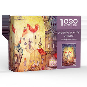 Exotic City DIY 1000 - Piece Paper Puzzle | Creative Educational Toy for Family Fun