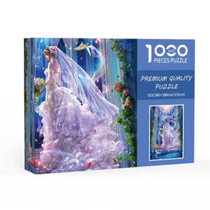 Wedding Girl DIY 1000 - Piece Paper Puzzle | Creative Educational Toy for Family Fun