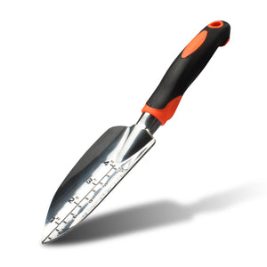 Orange 8-Piece Heavy-Duty Gardening Tool Set | Ergonomic Handles | Storage Bag Included