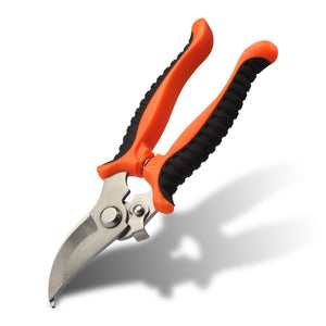 Orange 8-Piece Heavy-Duty Gardening Tool Set | Ergonomic Handles | Storage Bag Included