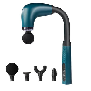 Green Electric Elbow Fascia Gun | Body/Head Relief | Portable Silent Massager | Fatigue Reliever