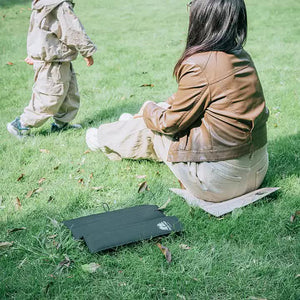 4 PCS Portable Waterproof Outdoor Picnic Mat | Beige | Moisture-Proof Thermal Seat Pad | Foldable & Lightweight Travel Cushion