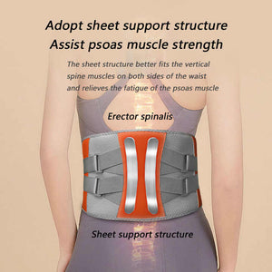Dark Blue Wireless Heated Waist Massager | Lumbar Support | Smart Back Pain Relief Device