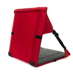 Portable Outdoor Camping Seat Pad with Backrest | Blue | Foldable & Waterproof Concert Cushion | 600D Oxford Fabric | Hiking & Picnics