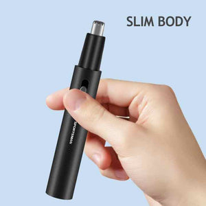 Dark Blue Electric Nose Hair Trimmer | Sideburn Cutter | Portable USB Rechargeable Grooming Kit