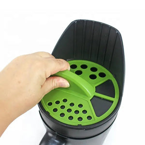 Garden Lawn Seed Spreader & Snow Salt Dispenser | Portable Handheld Seeder
