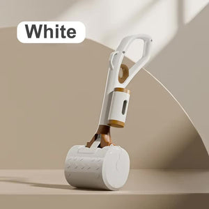 White Portable Dog Poop Scooper | Large 9.5cm Opening | Ergonomic Handle | Lightweight | Pet Waste Picker