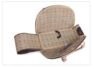 Portable Dog Carrier | Anti-Crush Design | Travel Bag for Pets | L 42x29x18cm | Coffee Color