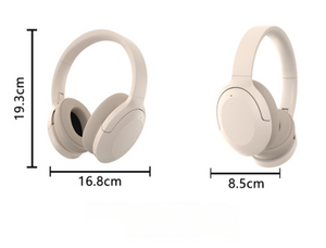 Black P3965 Foldable Bluetooth 5.3 ANC Wireless Over-Ear Headphones | Noise Cancellation | Comfortable Fit
