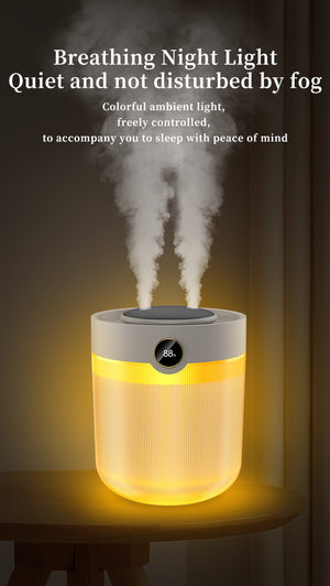 2000ML Large Capacity Humidifier | LED Display | Silent Cool Mist for Home & Office