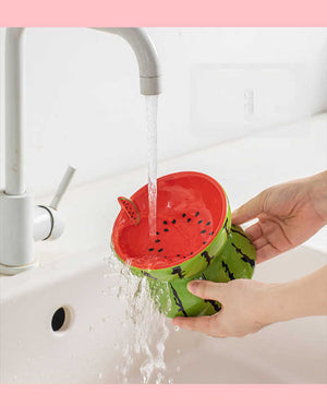 Ceramic Elevated Pet Food Bowl | Cute Lemon Pattern Design | For Cats & Small Dogs