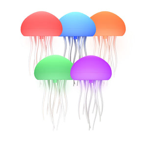 Hanging Jellyfish Shaped Night Light | 1000mAh Rechargeable LED Lamp