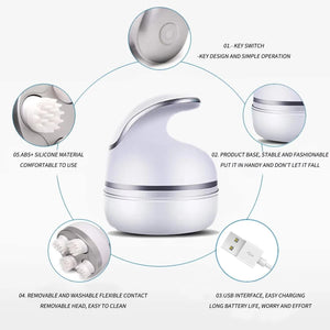 Rose Red Portable 3D Electric Massage Device | Adjustable Speeds | USB Charging