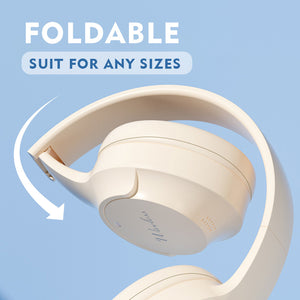 Black Wireless Bluetooth Headphones | Hi-Fi Bass | Foldable Design with Card Slot | Comfortable Fit