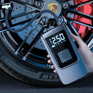 Portable Digital Tire Inflator Pump | LCD Display | Type-C Charging | 150 PSI Max Pressure