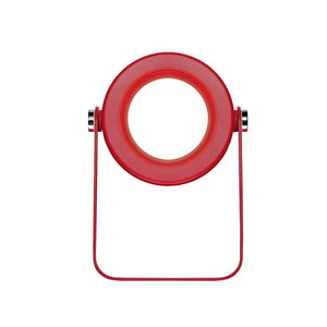 Red Transformable Lantern Desk Lamp with USB Rechargeable Battery | Touch Control | 3 Brightness Levels | 0.3W