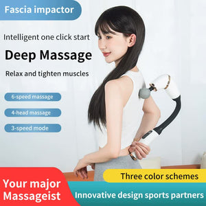 Elbow Massage Gun | Gray | 1200mAh | Portable Muscle Relaxation Tool