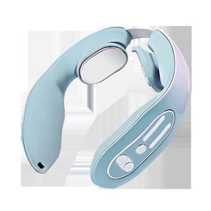 Intelligent Neck Massager | Gradient Blue | 12-Level | With Heat Function | Relaxation Tool