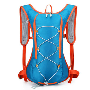 Outdoor Sports Hydration Backpack | Blue | Lightweight & Waterproof for Running, Hiking, Cycling
