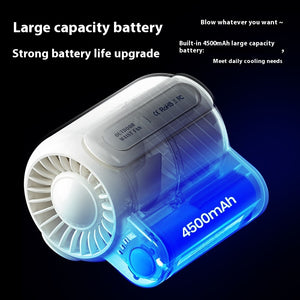 Portable Outdoor Waist Fan | Black | Wearable Hands-Free Cooling Device