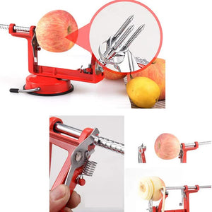3-in-1 Apple Peeler, Corer & Slicer | With Suction Base | Effortless Fruit Prep