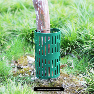 Tree Guard Protector Roll Set 6PC | Durable Plastic Garden Barrier | Black