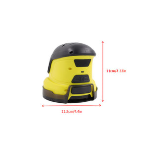 Yellow Rechargeable Electric Ice Scraper | Handheld Windshield Defroster | Compact & Efficient