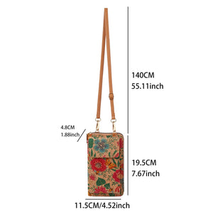 F Elegance Vintage Bohemian Style Wallet with Multi-Compartment Design | Large Capacity Zipper Clutch for Women