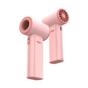 Pink Portable 2-in-1 Mini Handheld Fan and Hair Dryer | Compact & Versatile
