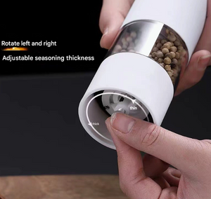 Electric Salt & Pepper Grinder | Red | Modern Compact Design for Effortless Seasoning