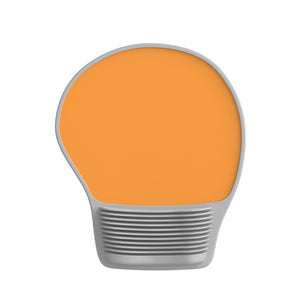 Orange Ergonomic Silicone Mouse Wrist Rest Pad | Durable Hand Support for Keyboard & Mouse Use