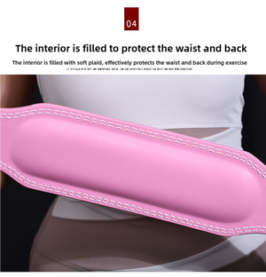 Pink Weightlifting Belt | Size M | Professional Design | Sponge Padding for Squats & Deadlifts | Unisex Fitness Gear