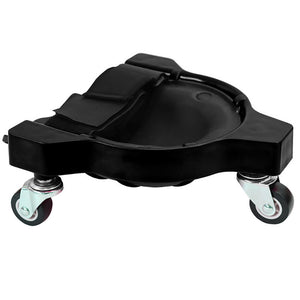 1 Pair Set Black Multi-Function Knee Pads with Swivel Wheels | Comfortable Knee Protection | Construction | Tiling | Woodworking